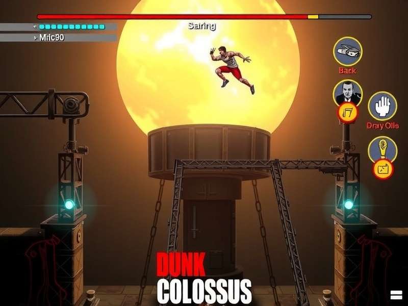 Intense Street Basketball Action in Slum Dunk Colossus Slum Dunk Colossus Gameplay
